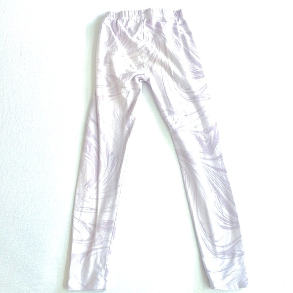Gap Organic Cotton Purple Swirl Leggings, Size Small (6/7) - Picture 3 of 4